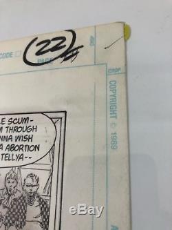 SANDMAN Original Comic Art Issue 12 Page 22 SIGNED by Neil Gaiman