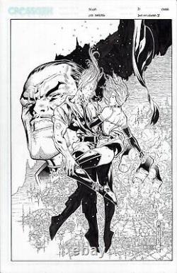 SCION 21 Cover ORIGINAL Comic Art Jim CHEUNG Hillsman Crossgen Comics