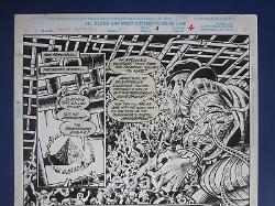 SECRET DEFENDERS #21 PAGE 4 ORIGINAL COMIC ART 11x17 w COMIC BOOK 1993 MARVEL