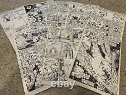 SECRET ORIGINS #34 COMPLETE 8 PAGE GNORT DeStefano & Giffen ORIGINAL COMIC ART