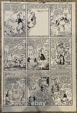 SECRET ORIGINS #34 COMPLETE 8 PAGE GNORT DeStefano & Giffen ORIGINAL COMIC ART