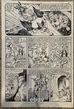 SECRET ORIGINS #34 COMPLETE 8 PAGE GNORT DeStefano & Giffen ORIGINAL COMIC ART