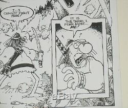 SERGIO ARAGONES original art SPLASH PAGE GROO MIGHTIER THAN THE SWORD #2 PAGE 20