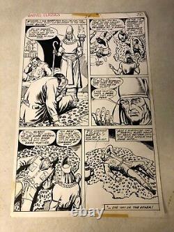 SHE original art MARVEL CLASSICS #24 VENGEANCE BILLIALI 1977 HAGGARD SHE original art MARVEL CLASSICS #24 VENGEANCE BILLIALI 1977 HAGGARD
