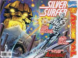 SILVER SURFER ANNUAL 1997 ART original color guide TEMPLE OF SCRIER HALF SPLASH