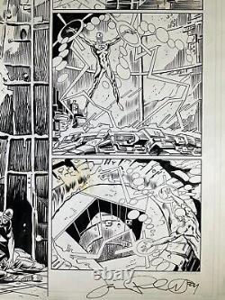 SOLAR MAN OF THE ATOM #31 pg 16 Valiant Comics Original Art 1994 Grau/Palmiotti