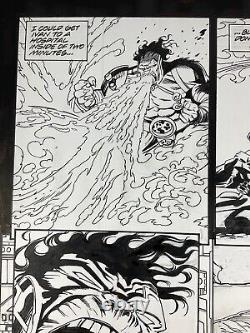 SOLAR MAN OF THE ATOM #58 page 18 Valiant Comics 1996 Original Art Mike Manley