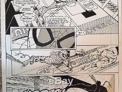 SPIDER-MAN Infinity War crossover Original Art MARVEL, Vol 1 #24 Page 9 1992