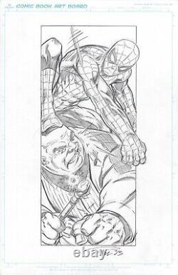 SPIDER-MAN VS KINGPIN Marvel ORIGINAL Comic Art Paul PELLETIER