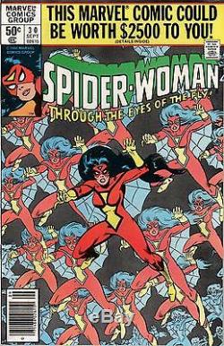 SPIDER-WOMAN #30 pg 2 Original COMIC Art THE FLY Steve LEIALOHA 1980 Marvel RARE