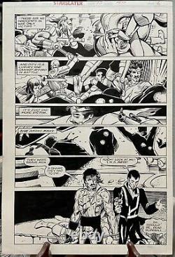 STARSLAYER 13 pg 6 1984 11x17 Original Comic Art
