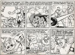 STEVE DITKO Original Splash Page Art ROM # 75 (Marvel, 1986)