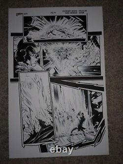 SUPERGIRL 24 pg 14 SUPERGIRL VS CYBORG SUPERMAN plus BRAINIAC SHOCK TROOPS