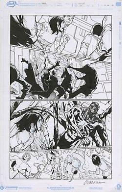 SUPERIOR SPIDER-MAN #24 Page 4 Original Art by HUMBERTO RAMOS/OLAZABA 2014