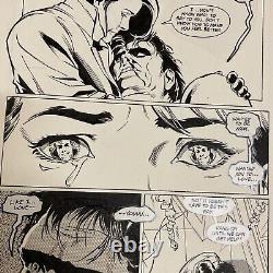 SUPERMAN #88 DEATH OF BIZARRO 1994 Original Comic Art STUART IMMONEN RUBENSTEIN