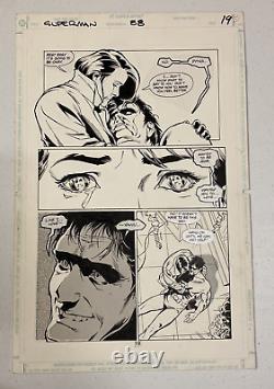 SUPERMAN #88 DEATH OF BIZARRO 1994 Original Comic Art STUART IMMONEN RUBENSTEIN