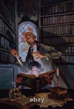 Sandman Presents Books of Magic #14 Original Cover Painting- Hellblazer