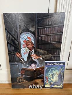 Sandman Presents Books of Magic #14 Original Cover Painting- Hellblazer