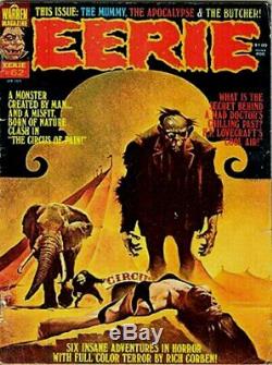 Sanjulian, Manuel Eerie #62 Large Painted Cover Art (1975)