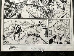 Savage Dragon 250 Page 26 Inked Original Art By Greg Kirkpatrick Erik Larsen