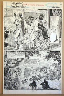 Savage Sword Of Conan 174 Pg 19 Pencils By Mike Clark And Inks By Alfredo Alcala