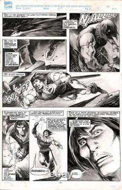 Savage Sword of Conan #210 Marvel 1993 (Original Art) Pg 24 John Buscema