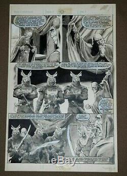 Savage Sword of Conan #84 page 17, Original art by Val Mayerik