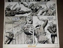 Savage Sword of Conan #84 page 18, Original art by Val Mayerik
