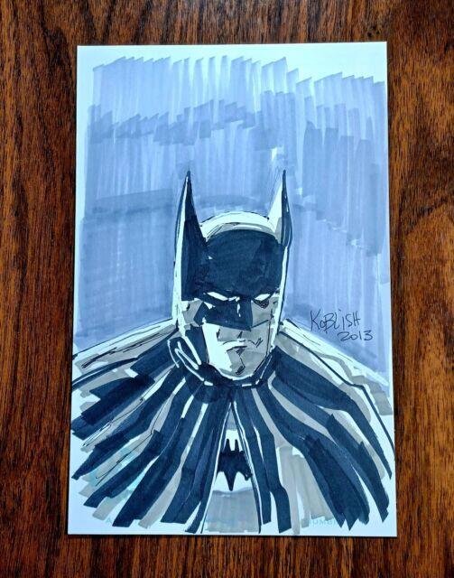 Scott Koblish Original Comic Art Batman 10x6.5