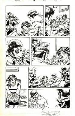 Scott Koblish Signed 2014 Deadpool Original Art-deadpool, Power Man, Iron Fist