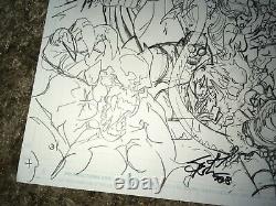 Scott Kolins Signed Original Cover Drawing Art X-Men Messiah Complex PHOENIX