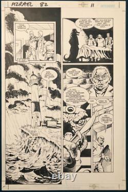 Sergio Cariello Original Comic Book Art Page Azrael #82 Oa Batman Garm Cgc Sergio Cariello Original Comic Book Art Page Azrael #82 Oa Batman Garm Cgc