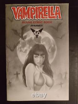 Sexy Vampirella Original Sketch Cover Art Commission Drawing By Campbell