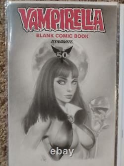 Sexy Vampirella Original Sketch Cover Art Commission Drawing By Campbell