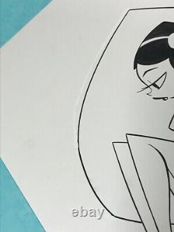 Shane Glines Space Girl / Woman Original Art Batman Beyond Harley Quinn Designer