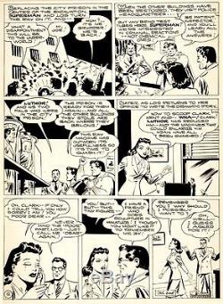 Shuster Studio GOLDEN AGE SUPERMAN PG 12 Original Art (1944)