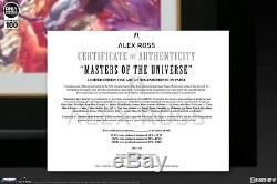 Sideshow Exclusive Alex Ross He-man Masters Of The Universe Framed Art Print! XM