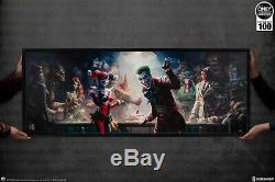 Sideshow The Rogues Gallery Fine Art Print Wrapped Framed Canvas DC Joker Batman