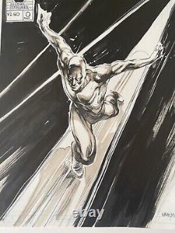 Silver Surfer original Comic Art Illustration by Paul Harmon