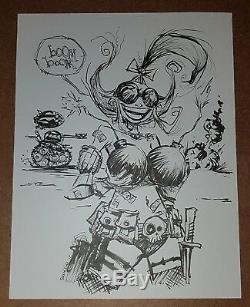 Skottie Young Tank Girl Original Art Sketch Commission