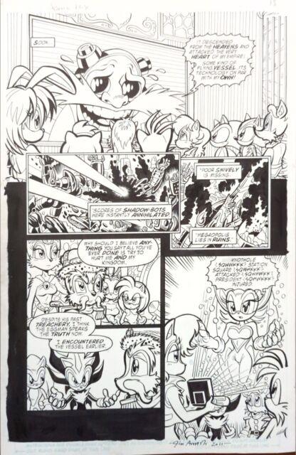 Sonic The Hedgehog Archie Comics Original Interior Art Issue 124, Page 13