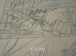 Sonic the Hedgehog Issue #255 Page 3 Original Comic Art Pencils Jerry Gaylord