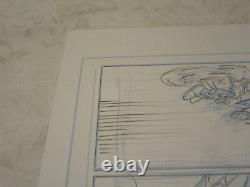 Sonic the Hedgehog Issue #255 Page 3 Original Comic Art Pencils Jerry Gaylord