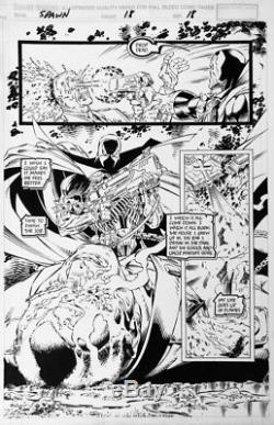 Spawn #18 Page 18 Original Art Page by Greg Capullo