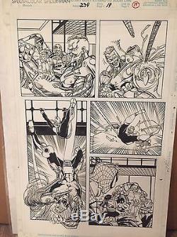 Spectacular Spider-Man # 234 Pg Page 14 Original Comic Art Sal Buscema