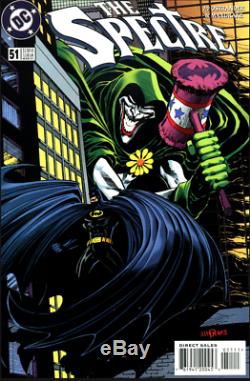 Spectre #51 Original Art SIGNED John Ostrander Tom Mandrake Batman Splash Page