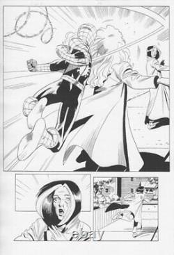 Spider-Girl #48 p. 14 Splashy Fight art by Pat Olliffe