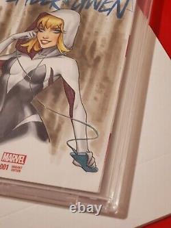 Spider Gwen 1 CBCS SS Original Art Sketch by Sabine Rich Marvel Spider-Man