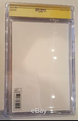 Spider-Gwen #1 CGC 9.8 SS Partial Blank Original Art Sketch Cover by Jose Varese