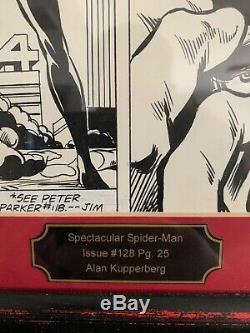Spider-Man original comic art Black Venom Costume Key Issue Alan Kupperberg Art
